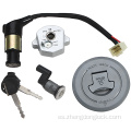 Suzuki YAMAHA Bajaj Lock Set Kit Tapa del tanque